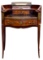 French Louis XIV Style Mahogany Writing Desk