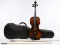 Violin and Bows in Leather Case