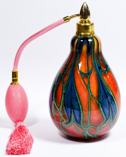 Daniel Lotton Art Glass Perfume Atomizer