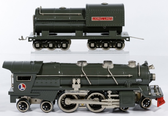 Lionel Model Train Steam Locomotive and Tender