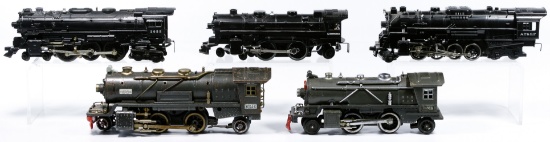 Lionel Model Train Steam Locomotive Assortment