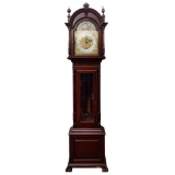 Georgian Style Mahogany Grandfather Clock