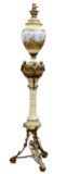 (Attributed to) Sevres Bronze Mounted Porcelain Floor Lamp