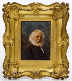 A. Durand (American, 19th Century) 'Portrait of Walt Whitman' Enhanced Print