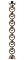 14k Gold Hoop Link Bracelet