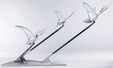 Daum Crystal 'Birds in Flight' Sculpture