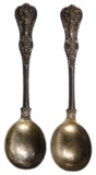 Tiffany & Co. 'English King' Sterling Silver Gumbo Spoons