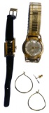 14k Gold Case Wrist Watches