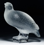 Lalique Crystal 'Partridge' Figurine