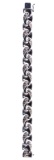 14k White Gold Link Bracelet