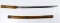 Wakizashi Sword with Shirasaya Wooden Scabbard