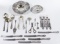 Sterling Silver with Mother of Pearl and Silverplate Flatware Assortment