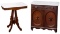 Eastlake and Empire Walnut and Marble Top Furniture Assortment