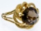 14k Gold and Smokey Topaz Ring