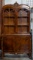 French Baroque Carved Walnut China Cabinet