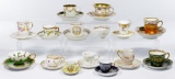 Limoges Cup and Saucer Assortment