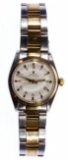Ladies Rolex Wrist Watch Stainless Steel with '14k' Gold Accent