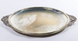 William De Matteo 'Lily' Sterling Silver Tray