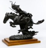 (After) Frederic Remington (American, 1861-1909) 'Cheyenne' Bronze Statue
