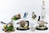 Herend, Boehm and Lladro Figurine Assortment
