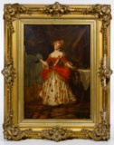 A Pousin (European School, 20th Century) Oil on Board