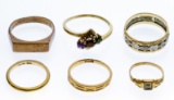 14k Gold and 10k Gold Ring Assortment