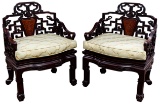 Asian Style Arm Chairs