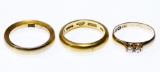 23k Gold and 18k Gold Rings