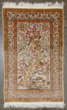 Turkish Silk Handmade Hereke Prayer Rug