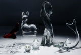 Daum, Baccarat and Swarovski Crystal Animal Assortment