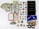 US and World Coin and Currency Assortment