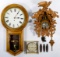 Regulator, Cuckoo and Desk Clock Assortment