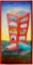 M. Swift (American, 20th Century) 'High-rise Camper' Acrylic on Board