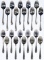 Oneida 'Heiress' Sterling Silver Teaspoons