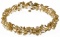 14k Gold Floral Bracelet