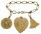 14k Gold Charm and Bracelet