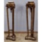 Neoclassic Style Wood Pedestals