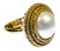 18k Gold and Mabe Pearl Ring