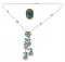 18k Gold and Persian Turquoise Ring and Necklace