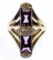 14k Gold, Amethyst and Diamond Ring