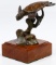 Occtavio (American, 20th Century) Turtle Bronze Sculpture