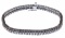 14k White Gold and Diamond Bracelet