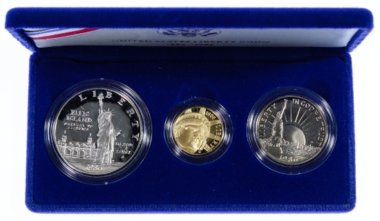 1986 Liberty Gold and Silver Coin Set