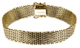 14k Gold Mesh Bracelet