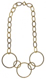 14k Gold Loop Necklace