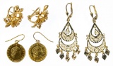 14k Gold Earring Assortment