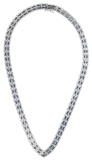 14k White Gold Woven Necklace