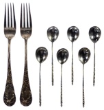 Russian Silver (875) Flatware Assortment