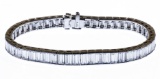 Platinum and Diamond Eternity Bracelet