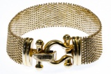 14k Gold Mesh Bracelet